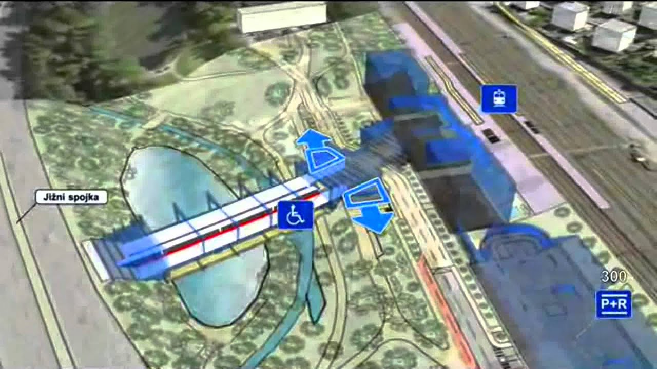 Trasa D Pražského metra vizualizace