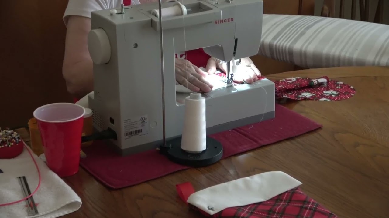 how to sew a stocking canoe style