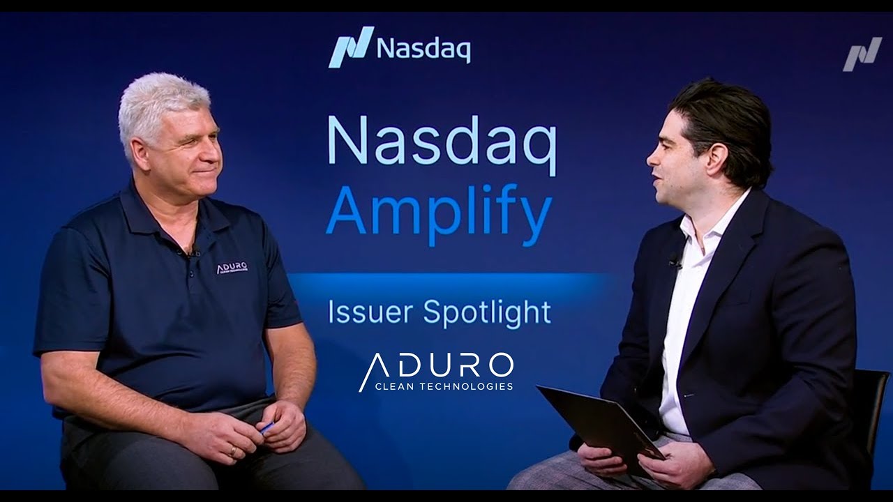 Nasdaq Amplify Issuer Spotlight Aduro Clean Technologies