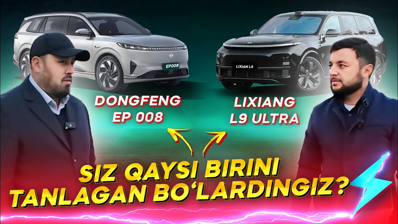 Dongfeng EP 008 vs Lixiang L9 Ultra qaysi biri zo'r? Videoni ohirigacha ko'ring bilib olasiz!