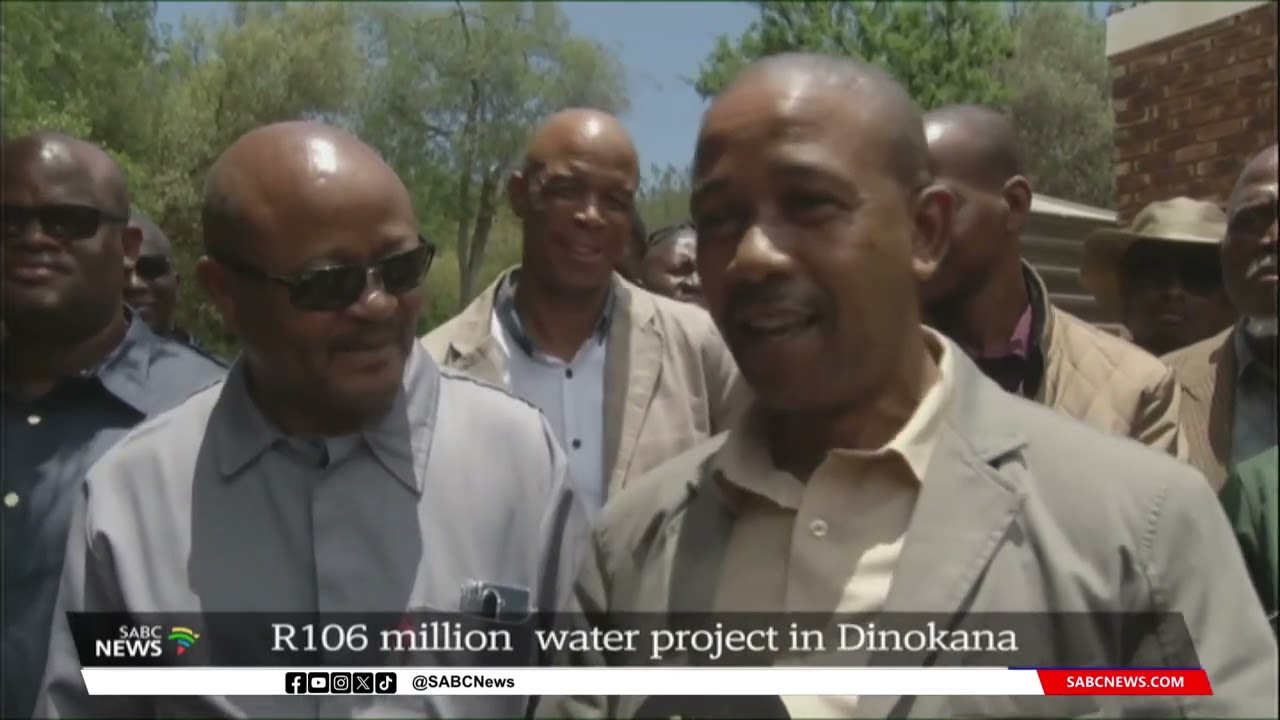 Minister Mchunu officiates sod-turning ceremony of a water project in Dinokana