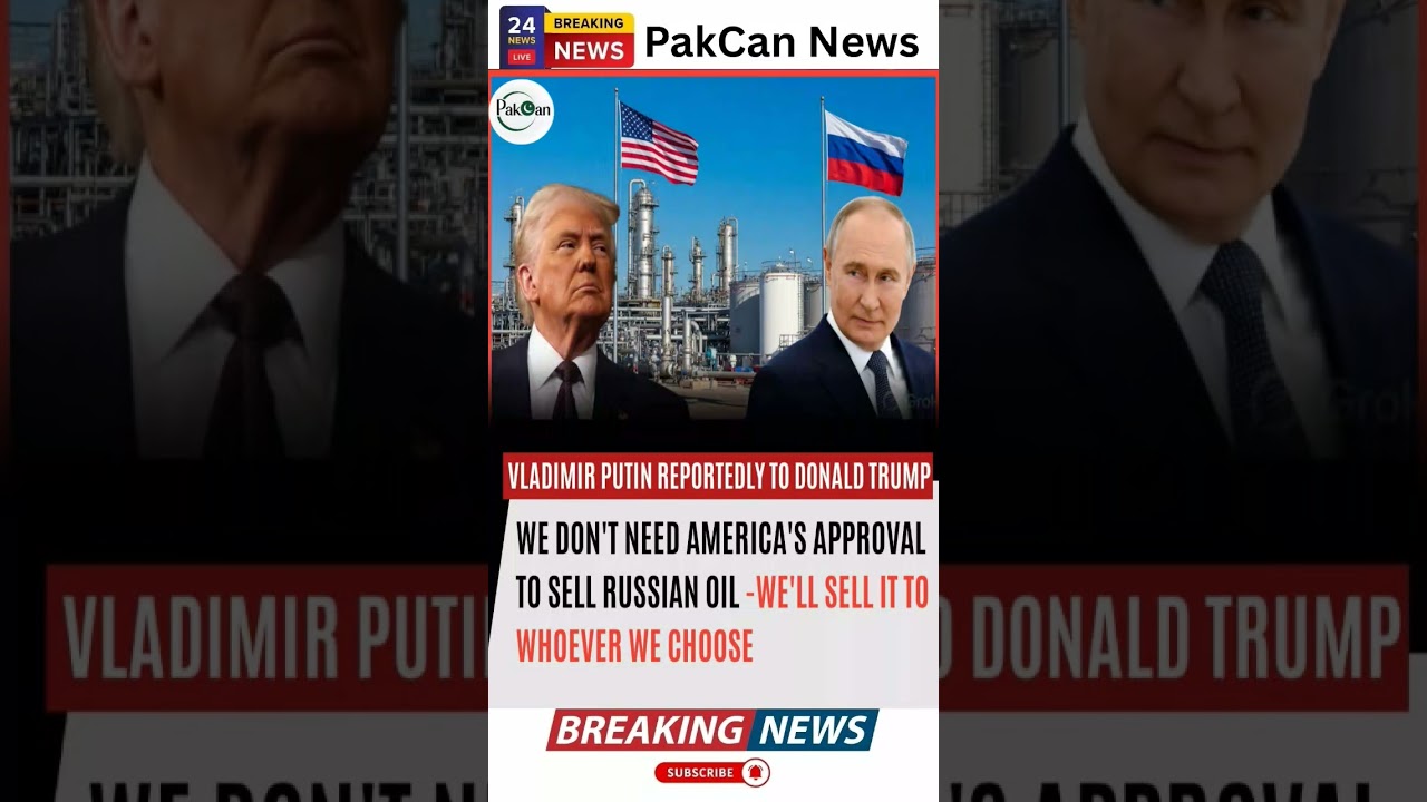 Vladimir Putin Remarks Fuel Geopolitical Energy Discussions | PakCan News