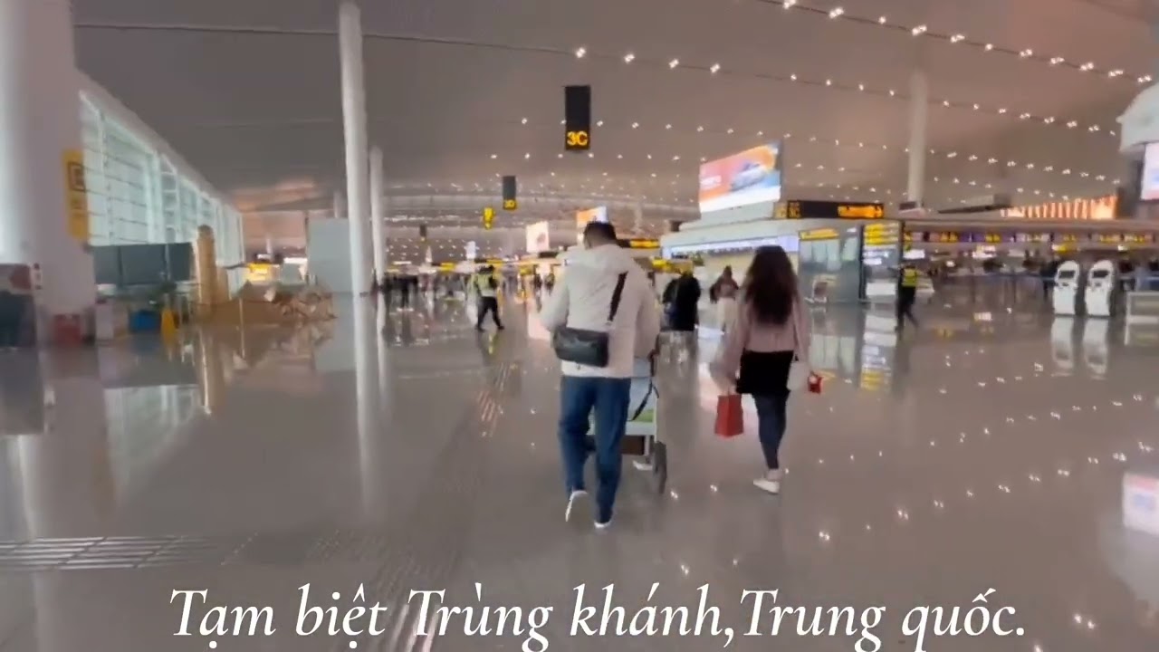 Tạm biệt Trùng khánh,china ( Sân bay Trùng khánh)
