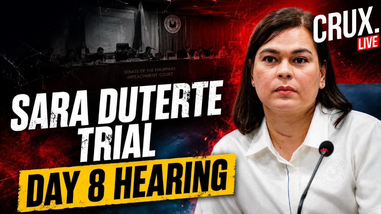 Sara Duterte Impeachment Trial LIVE | Day 8 Of Explosive Hearing In Philippines Senate
