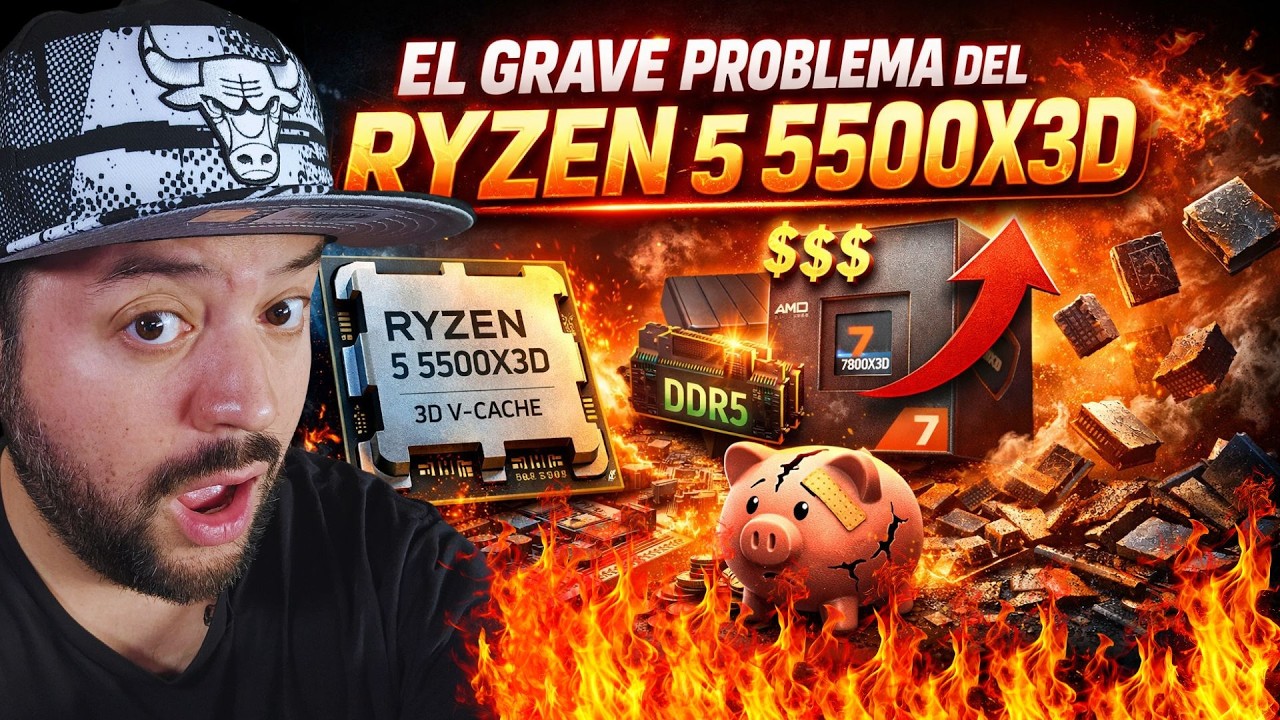 EL GRAVE PROBLEMA DEL RYZEN 5 5500X3D