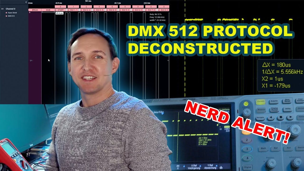 DMX 512 Protocol deconstructed and analyzed