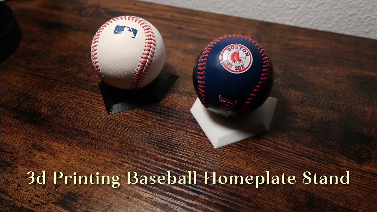3d printing a baseball homeplate stand ⚾️ : 9.4/10
