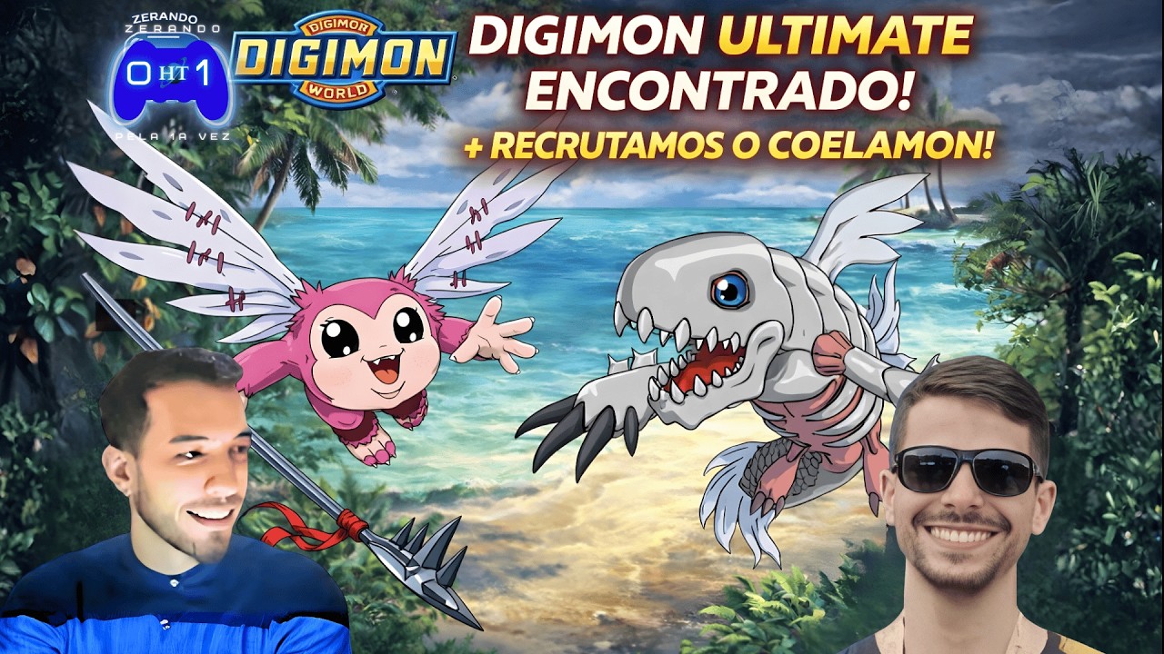 DO NADA UM ULTIMATE! 😱 Piximon Muda Tudo? E RECRUTAMOS O COELAMON - A Saga Continua | Digimon World