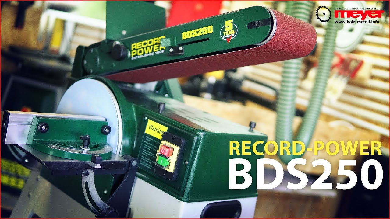 Record Power Band- Tellerschleifer BDS250 Vorstellung (Kombi Bandschleifer / Tellerschleifer)