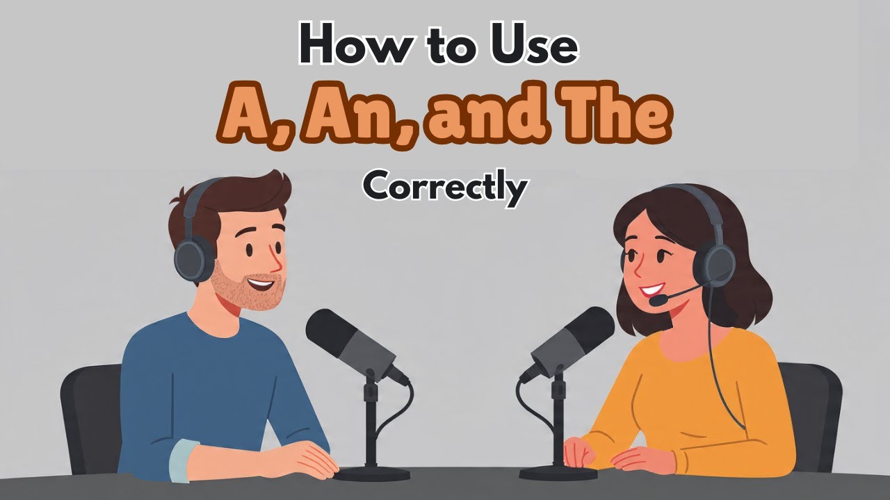 How to Use A, An, and The Correctly (Easy English 2026) Improve Your English with podcast  Episode 5