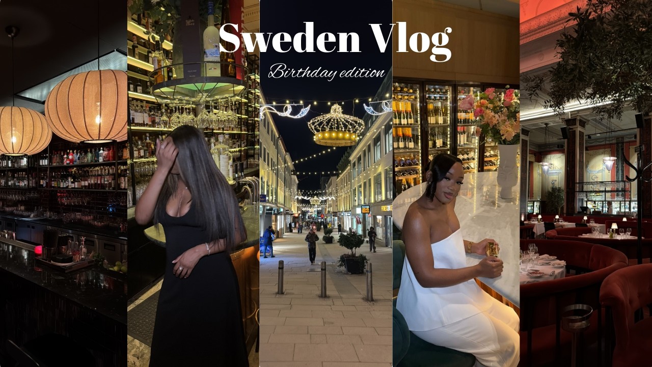Wholesome birthday~trip to Sweden and karaoke night 💕