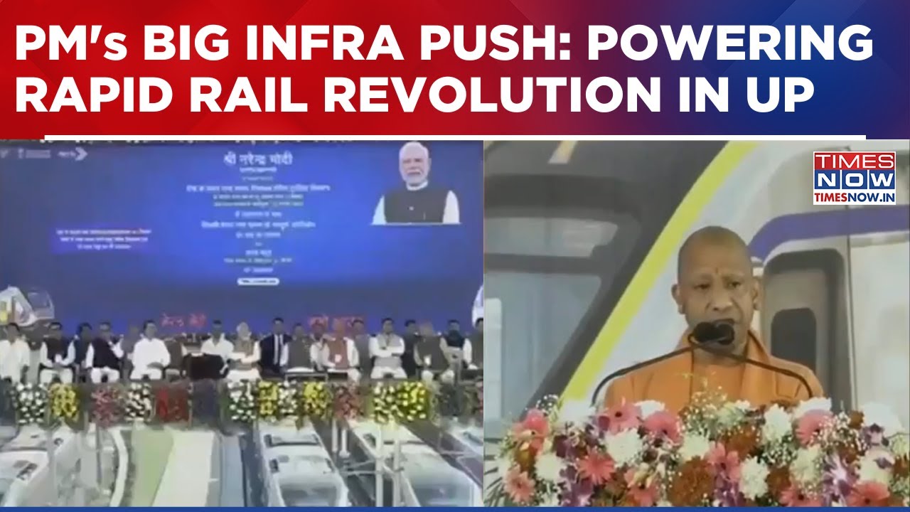 UP CM Yogi Adityanath Addresses Meerut: NAMO Bharat Corridor Opens, Unveils Rapid Rail Revolution