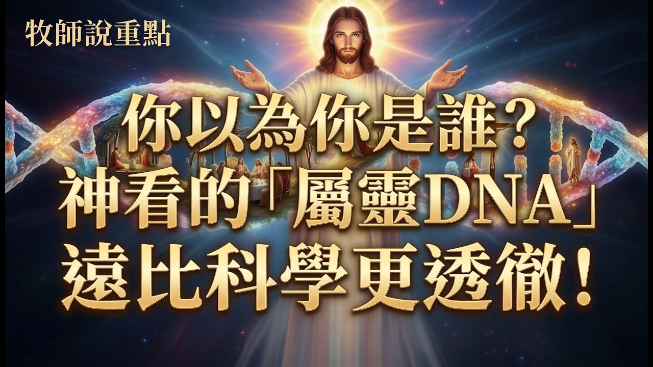 牧師說重點：你以為你是誰？神看的「屬靈DNA」，遠比科學更透徹！