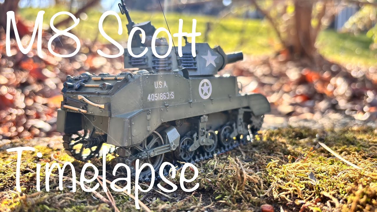 Building Tamiya's 1:35 Scale M8 Scott