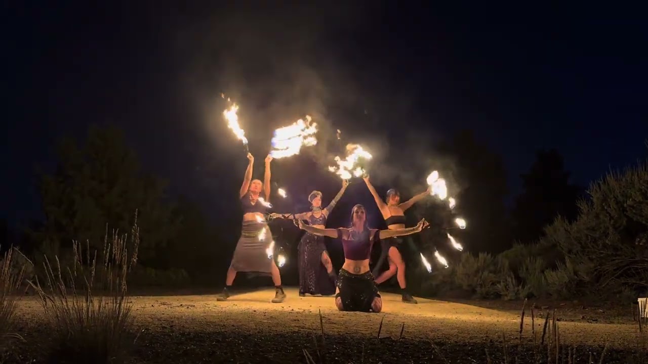 Aarti Dance Ensemble, Fire Ritual Belly Dance by Tenley Wallace & Friends