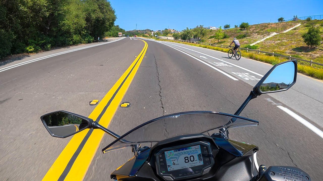 2025 Kawasaki Ninja 7 Hybrid - POV Test Ride