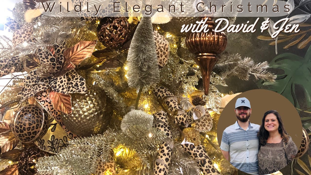 Wildly Elegant/Animal Print Christmas Tree: How To Decorate a Beautiful Christmas Tree (2020)