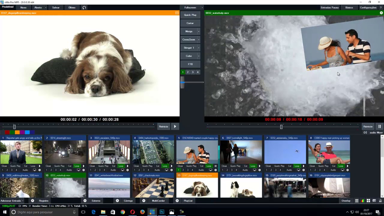 vMix - Overlay e MultiView