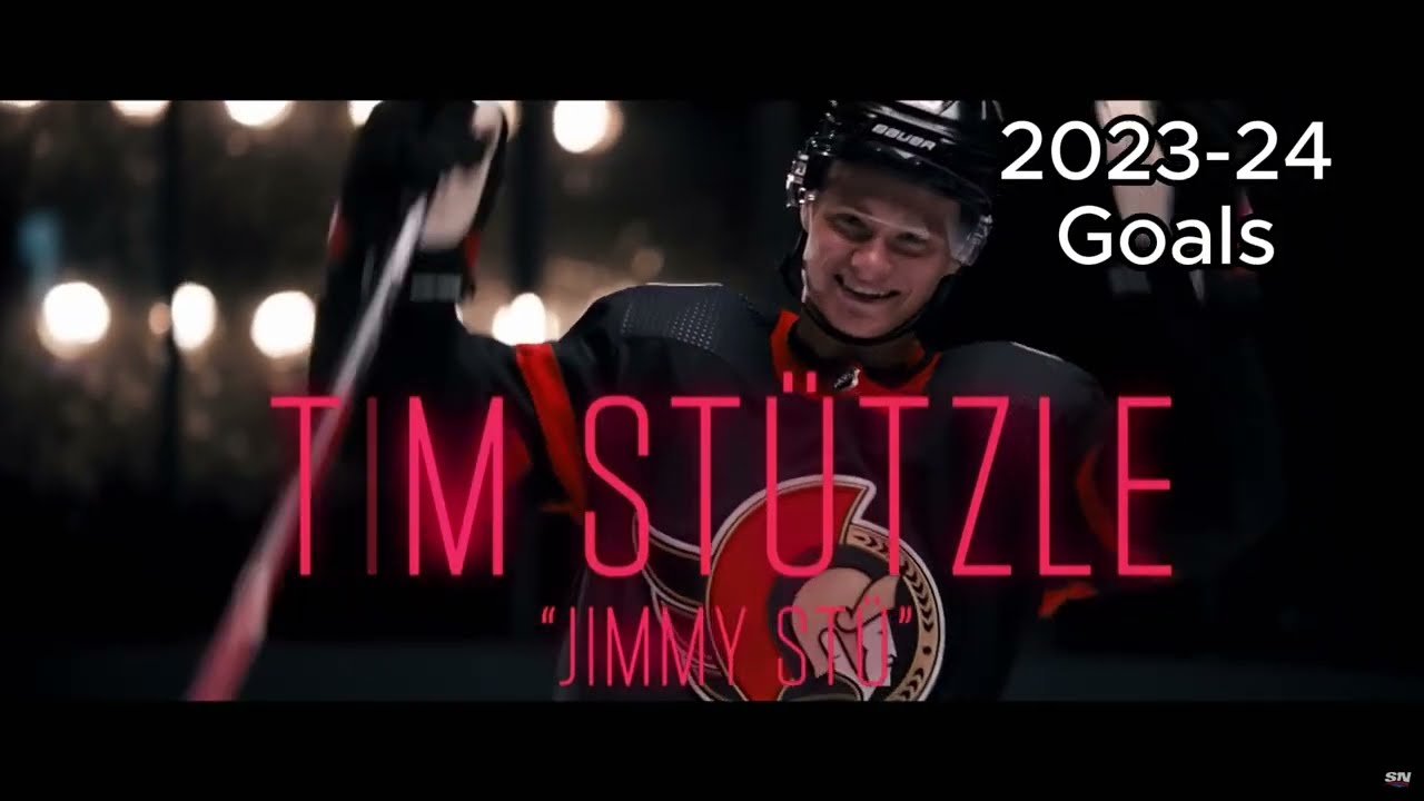 ALL 18 Tim Stützle GOALS from the 2023-24 season! (HD)