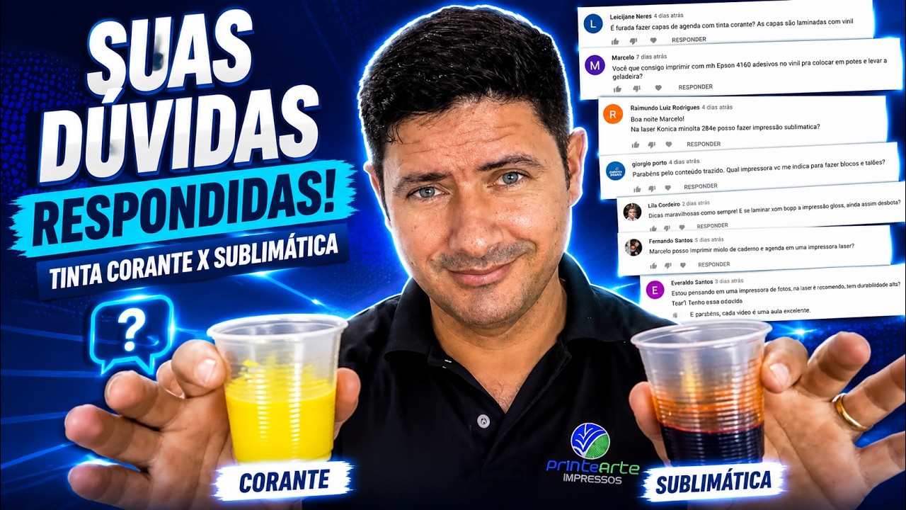 TINTAS, PAPÉIS E IMPRESSORAS - RESPONDENDO PERGUNTAS