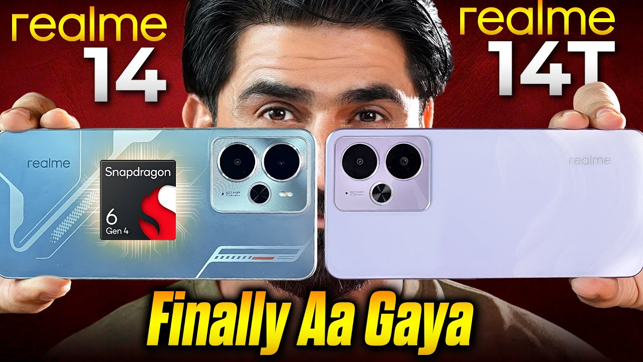 Realme 14 & 14T In Pakistan ! eSports Display,12/512gb,6000 mah ! 120fps Gaming ka New Era