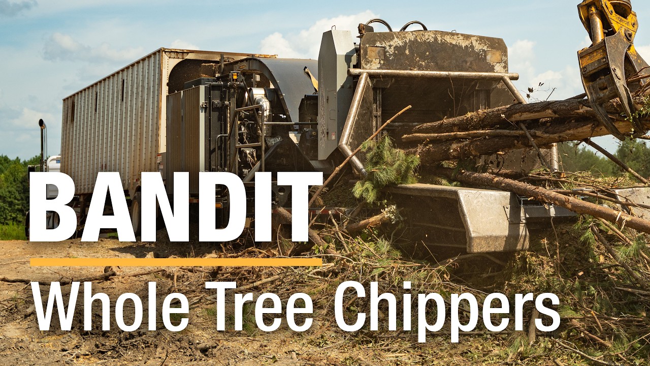 BANDIT'S Full Whole Tree Chipper Lineup: The most powerful tree-eating chippers in the industry!