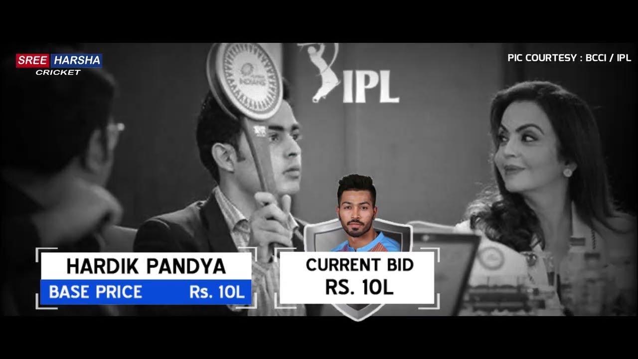 IPL 2024 Auction Live Ft. Hardik Pandya | IPL Mega Auction 2022 Updates