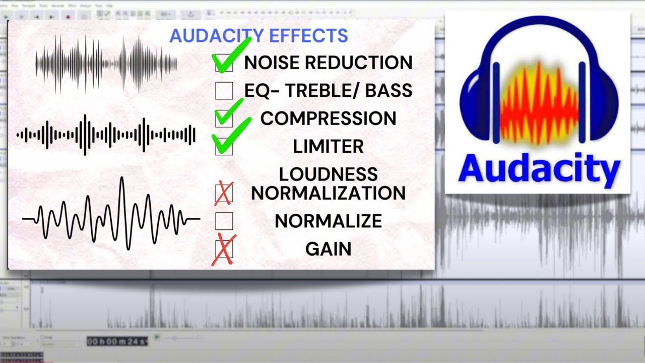 How To Optimize Your Audio- My Top 3 Audacity Macro Settings I Use.