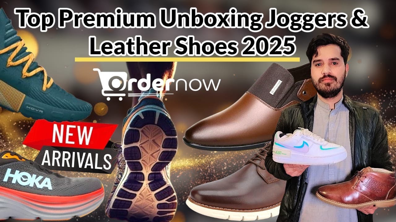 Top Unboxing Branded Joggers & Skechers For Men | Luxury Footwear Trends 2025