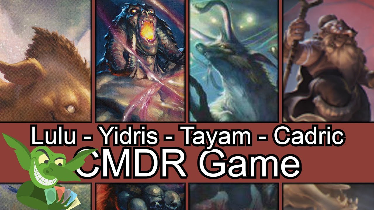 Secret Sponsored Shindig! Lulu vs Yidris vs Tayam vs Cadric #edh #cmdr game play for Magic
