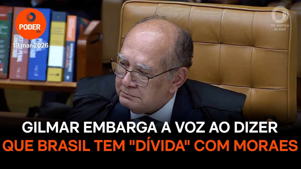Gilmar embarga a voz ao dizer que Brasil tem dívida com Moraes