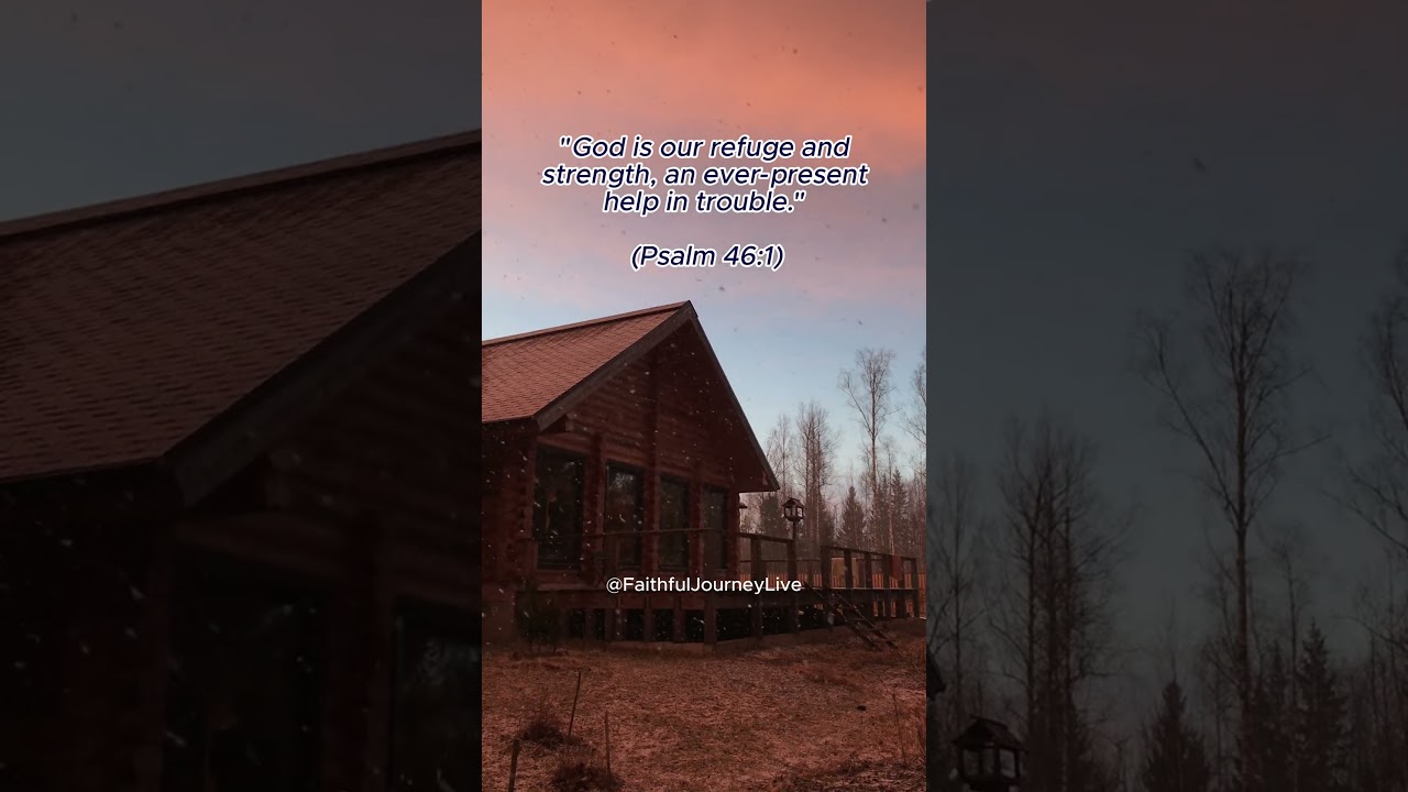 In your trials, God is your refuge and strength. #GodIsOurRefuge #StrengthInGod