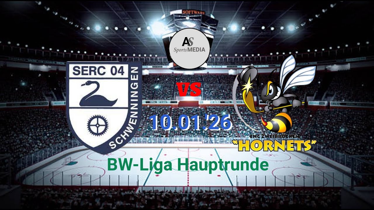 Spiel SERC Schwenningen vs. EHC Zweibrücken 10.01.26 BW-Liga 2025/26 #eishockey #fullgame #unedited