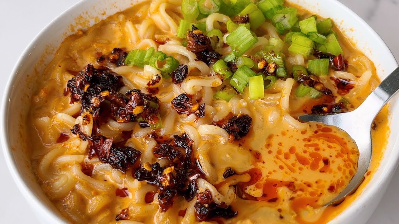 Ramen Noodles UPGRADE !!! Takes 5 Minutes. Creamy, Rich & Delicious Ramen Noodles 🍜