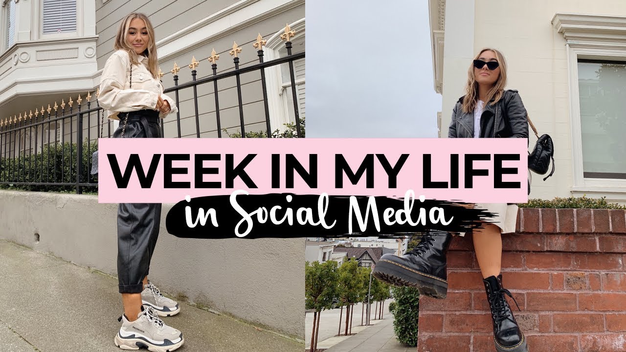 WEEK IN MY LIFE working in Social Media! | Julia Havens