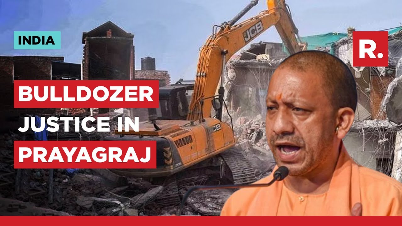 Yogi Government Continues Bulldozer Action against mafia