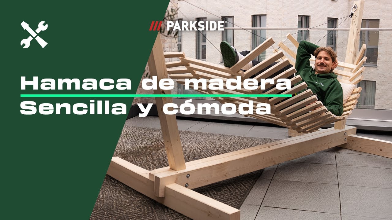 ¿Hacer tú mismo una hamaca de madera? 
