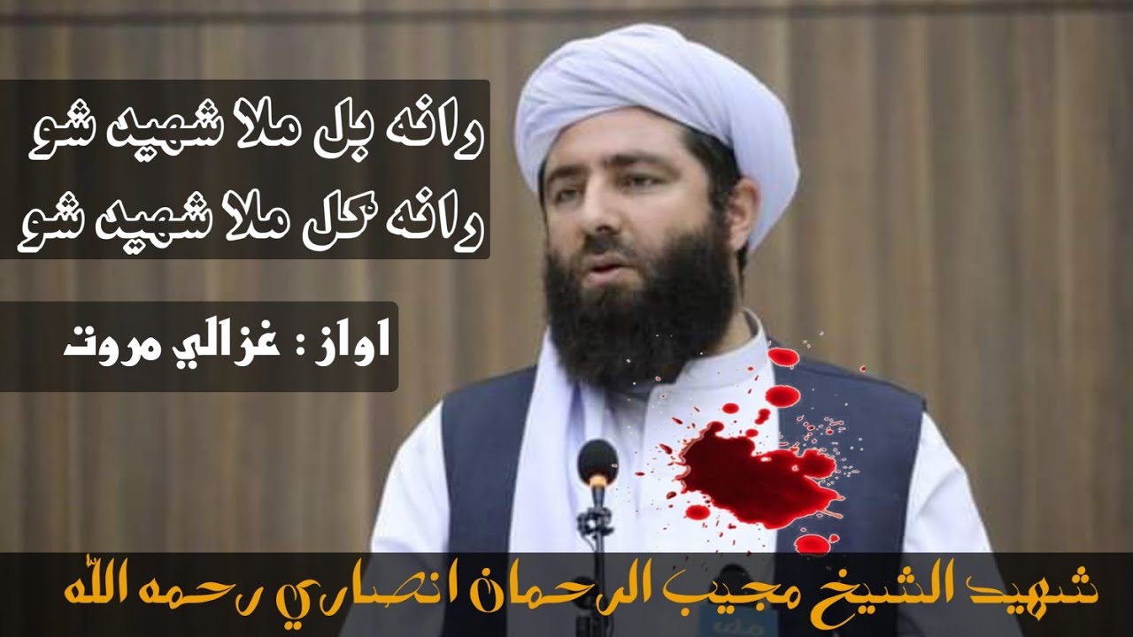 {الشيخ مجيب الرحمان انصاري} دردونکي اواز راغلي په دي ښار کي خاموشي شوه