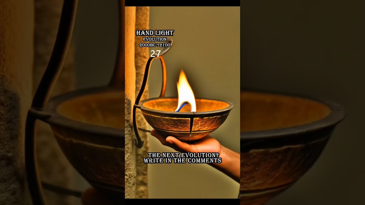 Hand Light Evolution 2000BC-2100 #hand #light #evolution #shortsvideo #shorts #vairal