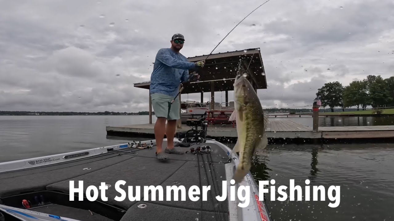 Dog Days of Summer Jig Fishing (Logan Martin Lake Dock Fishing)