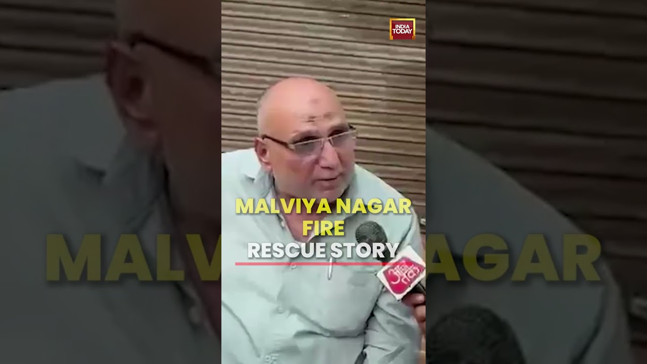 Delhi Fire: Malviya Nagar Fire Rescue Story | Eyewitness Reveals How Lives Were Saved #delhifire