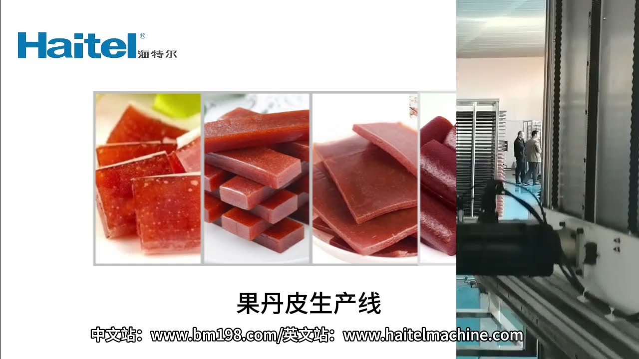 Fruit roll fruit leather forming machine for hawthorn, apple, peach fruit