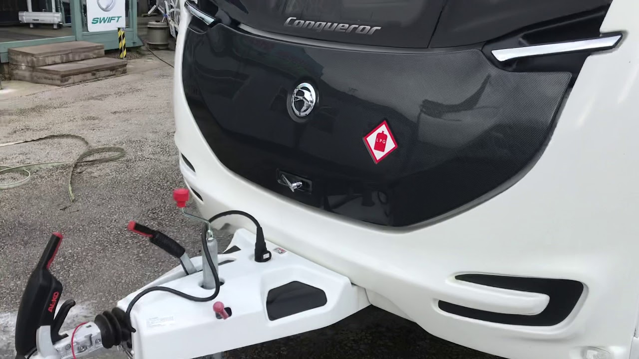 Swift Conqueror 480 2018 2 berth fitted with a Motor Mover for sale at North Western Caravans £17450
