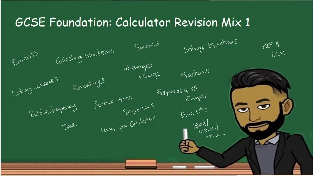 GCSE Maths Foundation Calc Mix 1