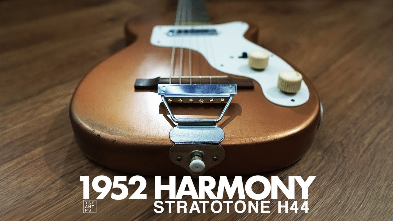Оригинальная гитара Harmony Stratotone H44 1952 года — Gabor's Guitars