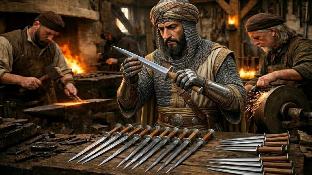 Inside Medieval RONDEL DAGGER Making: Not a Knife, But a Precision Spike (Full Process)