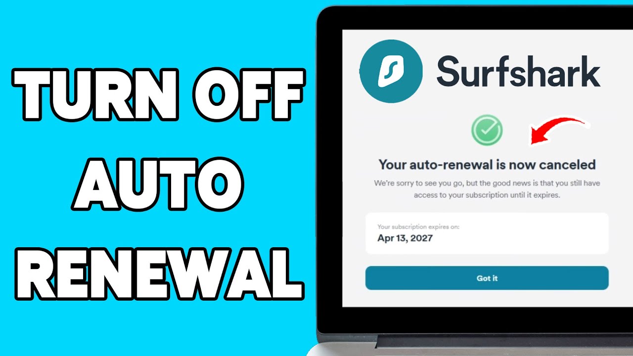 How To Turn Off Auto Renewal On Surfshark 2025 | Manage Your Surfshark Subscription Settings