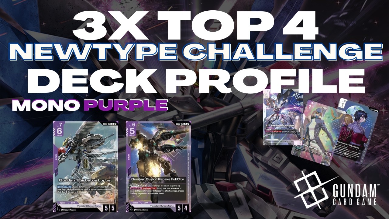 3X TOP 4 P/W Lupus at Newtype Challenge 4 DECK PROFILE