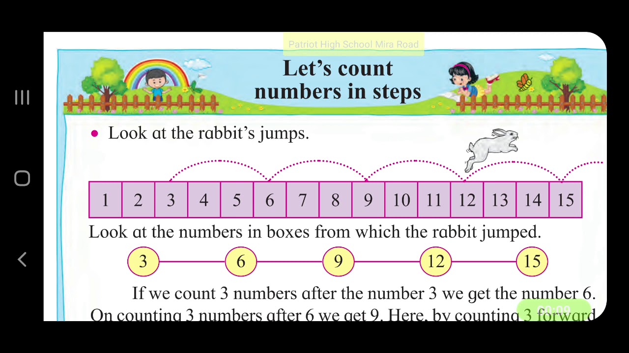 Std 2 Let's count numbers in steps