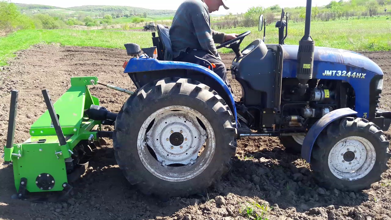 Jinma 3244...первое испытание почвофрезы ...сельская жизнь.